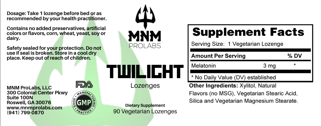 D8689MNM Melatonin 3mg 90s (TWILIGHT Lozenges) 1.75 x 4.5 D8689MNM Melatonin 3mg 90s (TWILIGHT Lozenges) 1.75 x 4.5