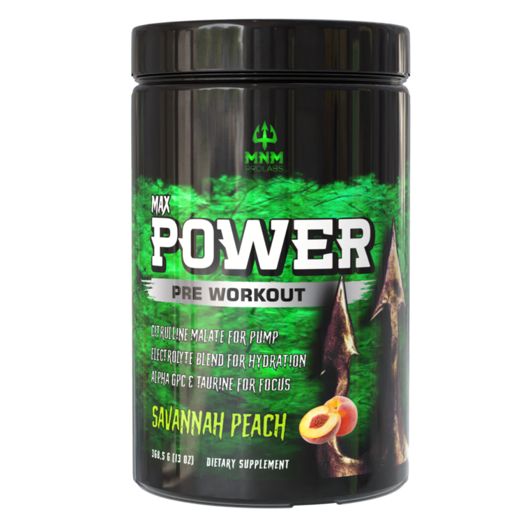 MAX-POWER Pre-Workout Savannah Peach