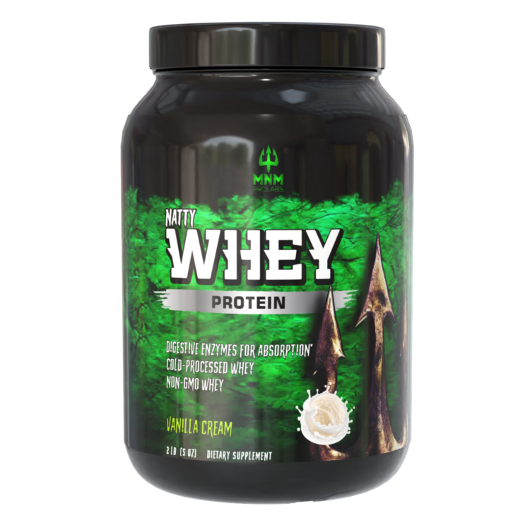 2lb NATTY-WHEY Protein Vanilla Cream