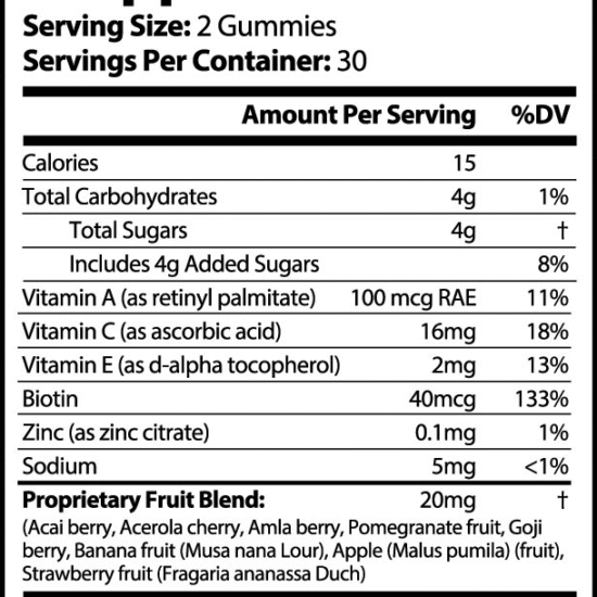 Pro Fruit gummies