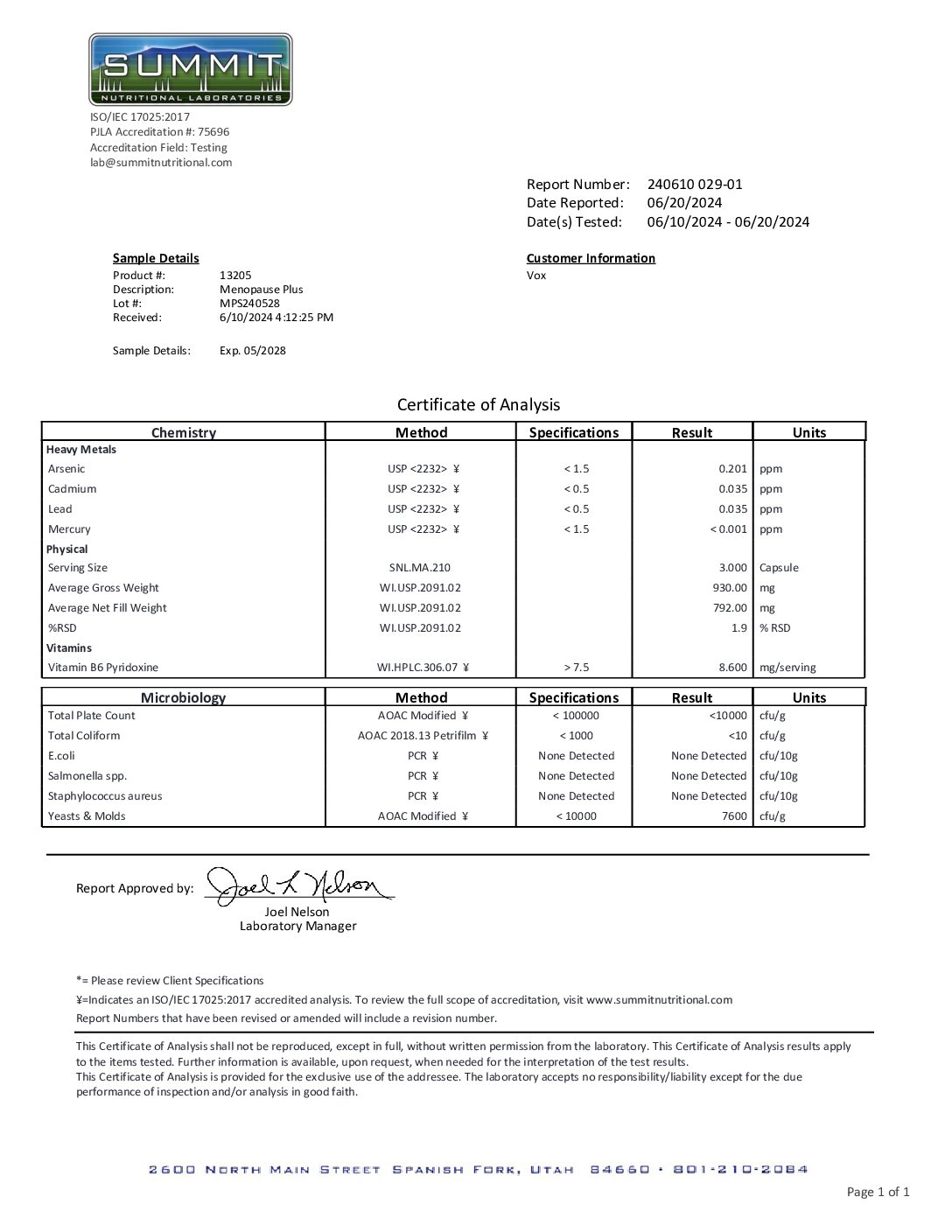 ROC402 – Date Reported Jun 20 2024