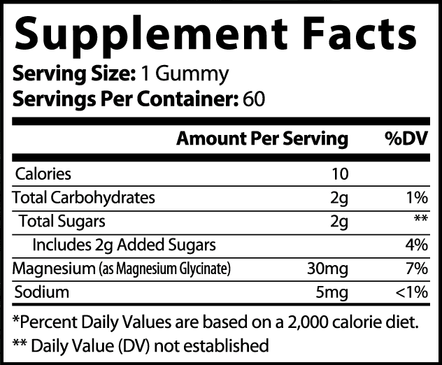 Chill-AF Supp Facts