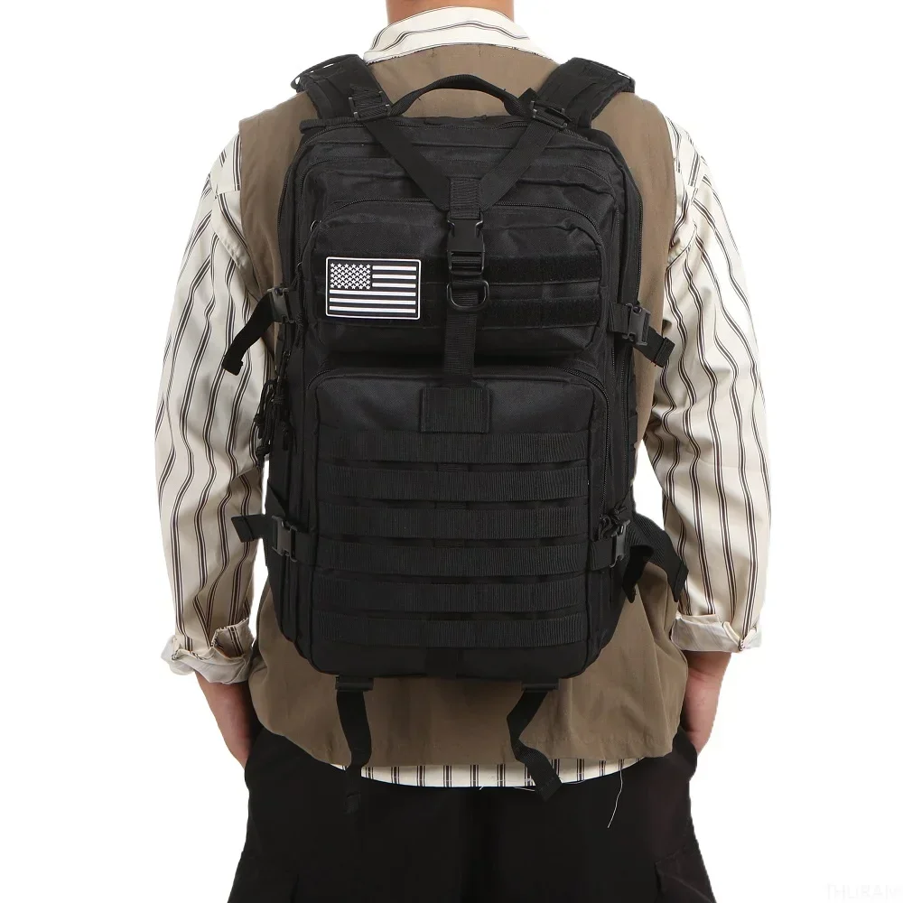 25L/50L 1000D Nylon Waterproof Trekking Fishing Hunting Bag Backpack Outdoor Rucksacks Tactical Sports Camping Hiking 6