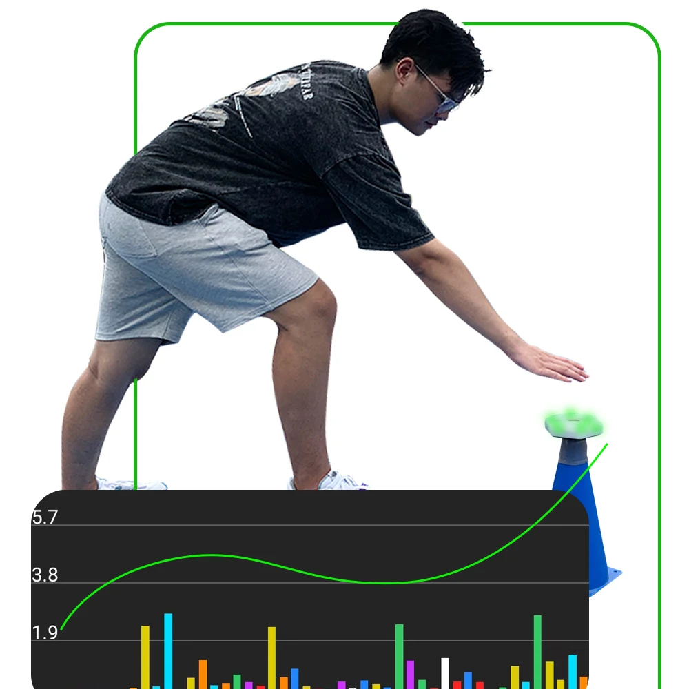 Reactionx Training Light Lamp, Speed agility, Response Equipment, Basketball, Soccer, Tennis, Fitlight, Blazepod, Badminton 3