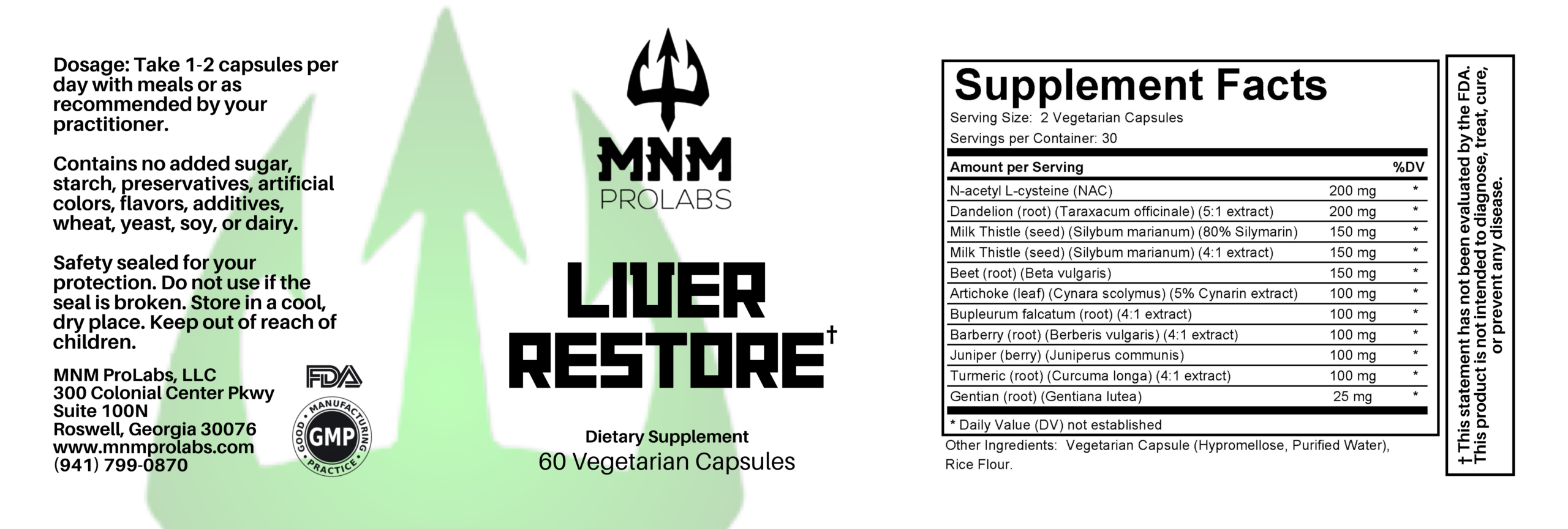 C244 MNM Liver Support 60s (Liver Restore) Ervin